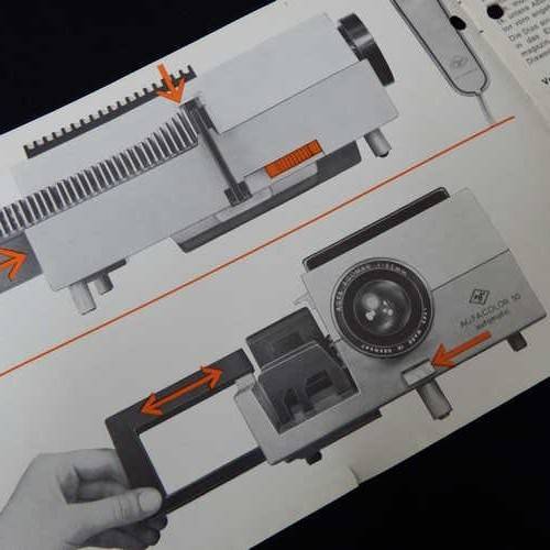 Unieke Antieke Agfa Agfacolor 50 automatic instruction manual